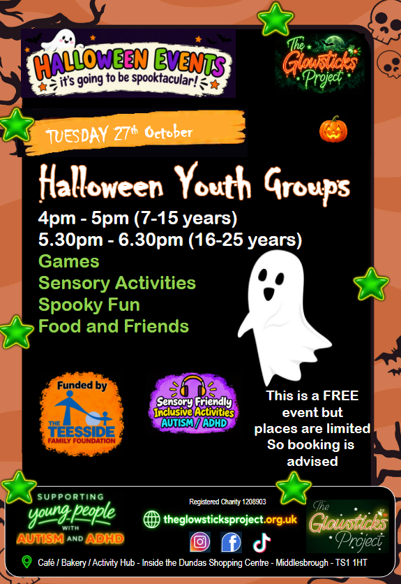 halloween youth group 7-15 years